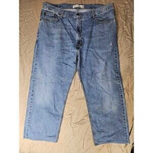 LEVI'S 569 Loose Fit Straight Leg Blue Jeans Size 34X32